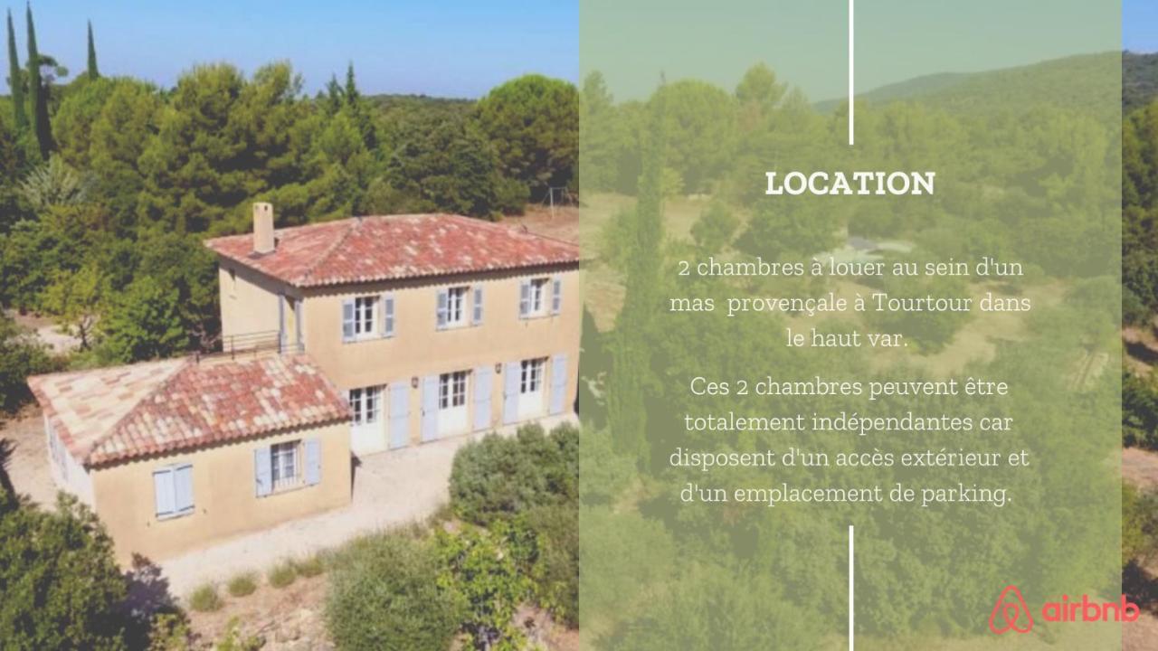 Chambres En Campagne Tourtour Zewnętrze zdjęcie